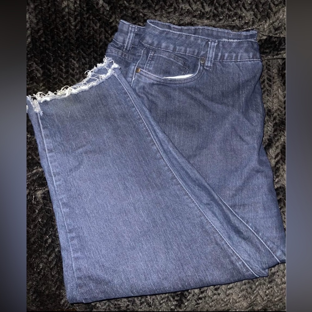 AvenueDenim Fringe Blue Jeans